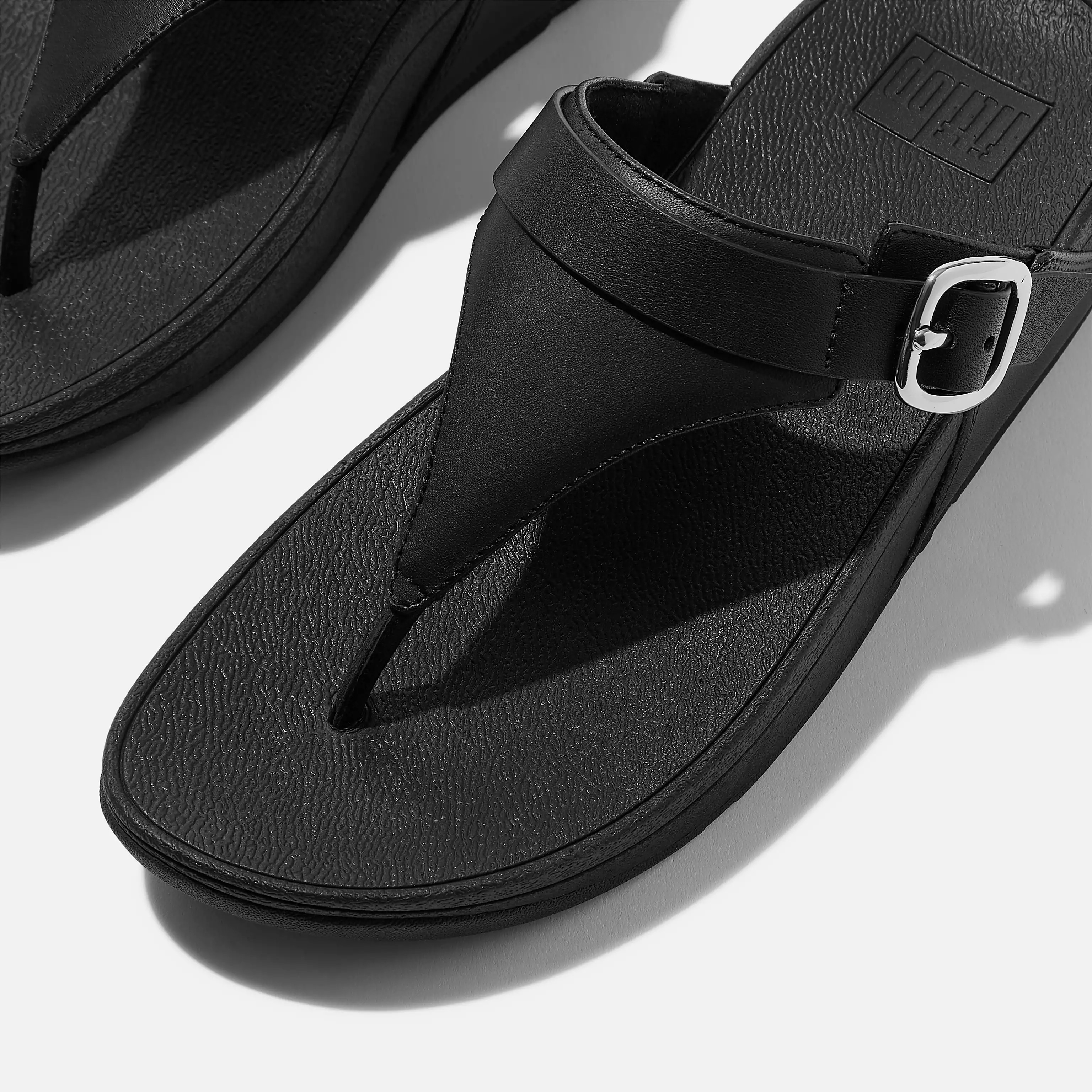 LULU Adjustable Leather Toe-Posts | FitFlop (US)