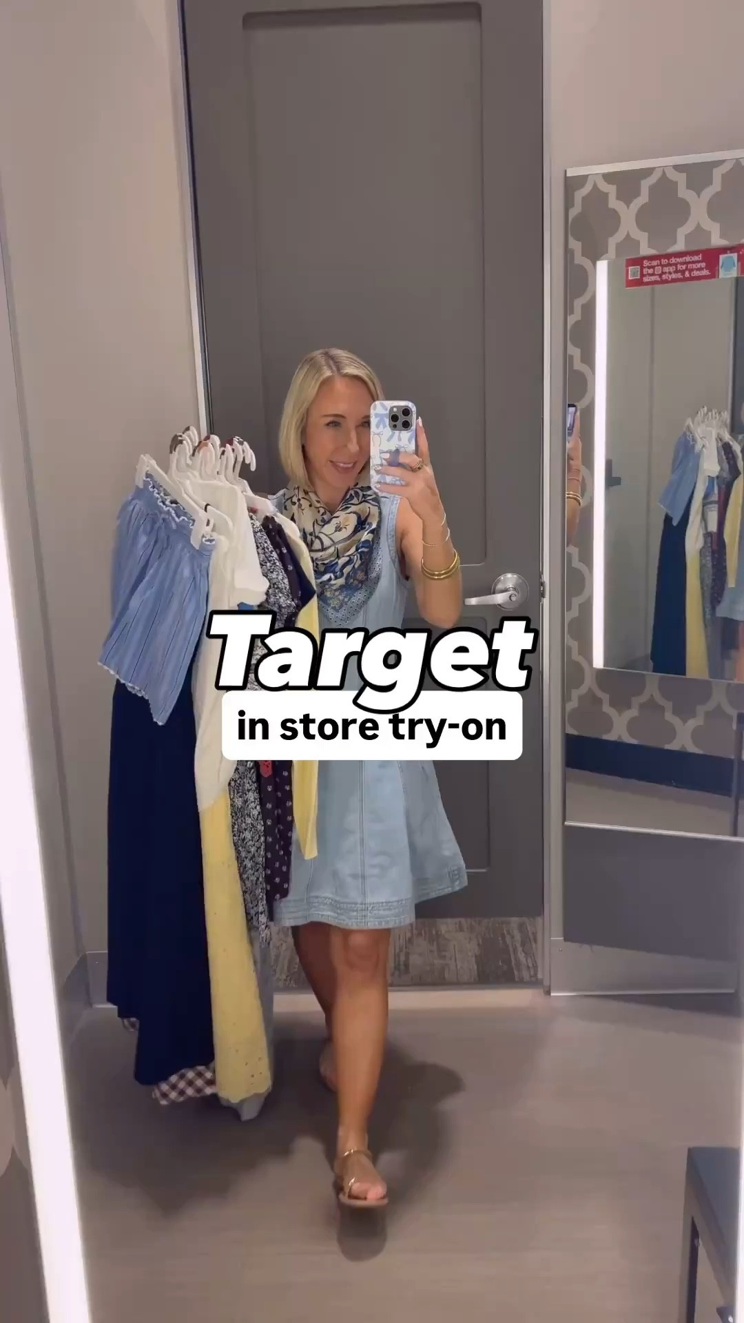 Target - in store try-on * Sleeveless Denim Panel Mini Dress - size XS. $28. 2 colors. 1. Puff Short Sleeve Smocked Mini Sundress - size XS. 2 colors. 2. Short Sleeve Tie-Front Knit Mini Dress - size XS (needed a Small). 4 colors. 3. Tie Mini Skirt - size XS. 2 colors. 4. Short Sleeve Rib V-Neck T-Shirt - size Large (meant to get a Small). 3 colors. 5. Strawberry Embellished T-Shirt - size Medium (meant to get an XS, but bought a Small). 2 colors. 6. Poplin Pull-On Shorts - size XS. 7. Short Sleeve Printed Blouse - size XS. 2 colors. 8. Printed Ruched Maxi A-Line Skirt - size XS. 2 colors. 9. Cutwork Tank Top - size Small (needed a XS). 2 colors. 10. Cutwork Mini A-Line Skirt - size XS. 2 colors. 11. Cutwork Pull-On Shorts - size XS. 2 colors. 12. Bow-Front Midi A-Line Dress - size XS. 2 colors. 13. 1Corset Sundress - size XS. 2 colors. 14. Smocked Maxi A-Line Dress - size XS. 2 colors. 15. Pointelle Button-Down Cardigan - size Small. 2 colors.

 

#LTKSeasonal #LTKOver40