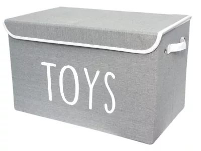 Taylor Madison Designs® Storage Chest in Grey/White | buybuy BABY | buybuy BABY