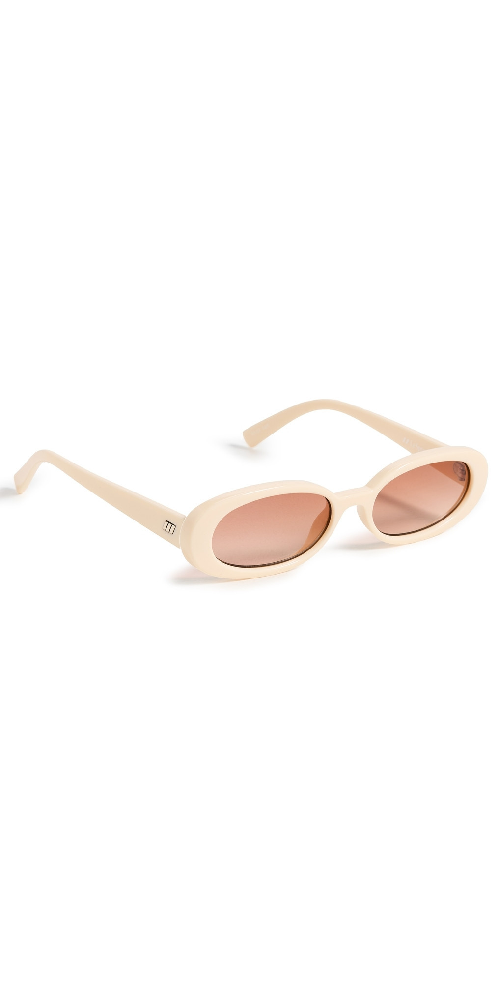 Le Specs Outta Love Sunglasses Ecru Warm Brown Grad One Size | Shopbop