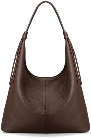 befen Genuine Leather Slouchy Hobo Purses for Women, Top Grain Real Leather Tote Handbags Shoulde... | Amazon (US)