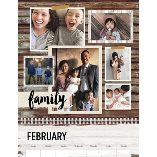 Rustic Farmhouse Calendar Wall Calendar | Shutterfly