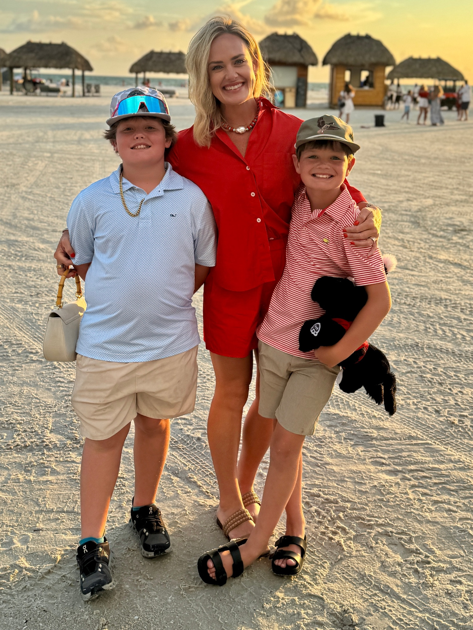 Love this red set! I’m wearing an XS in top and the bottom.