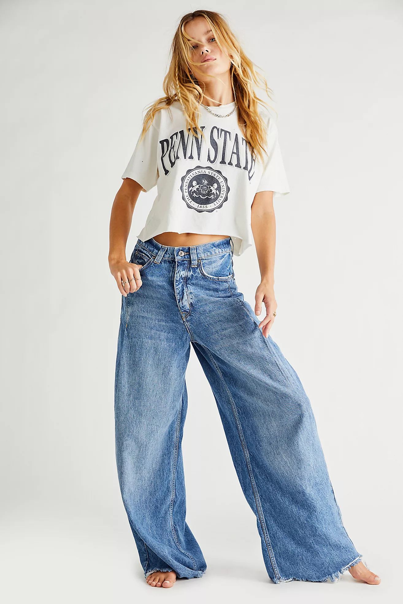 We The Free Old West Slouchy Jeans | Free People (UK)