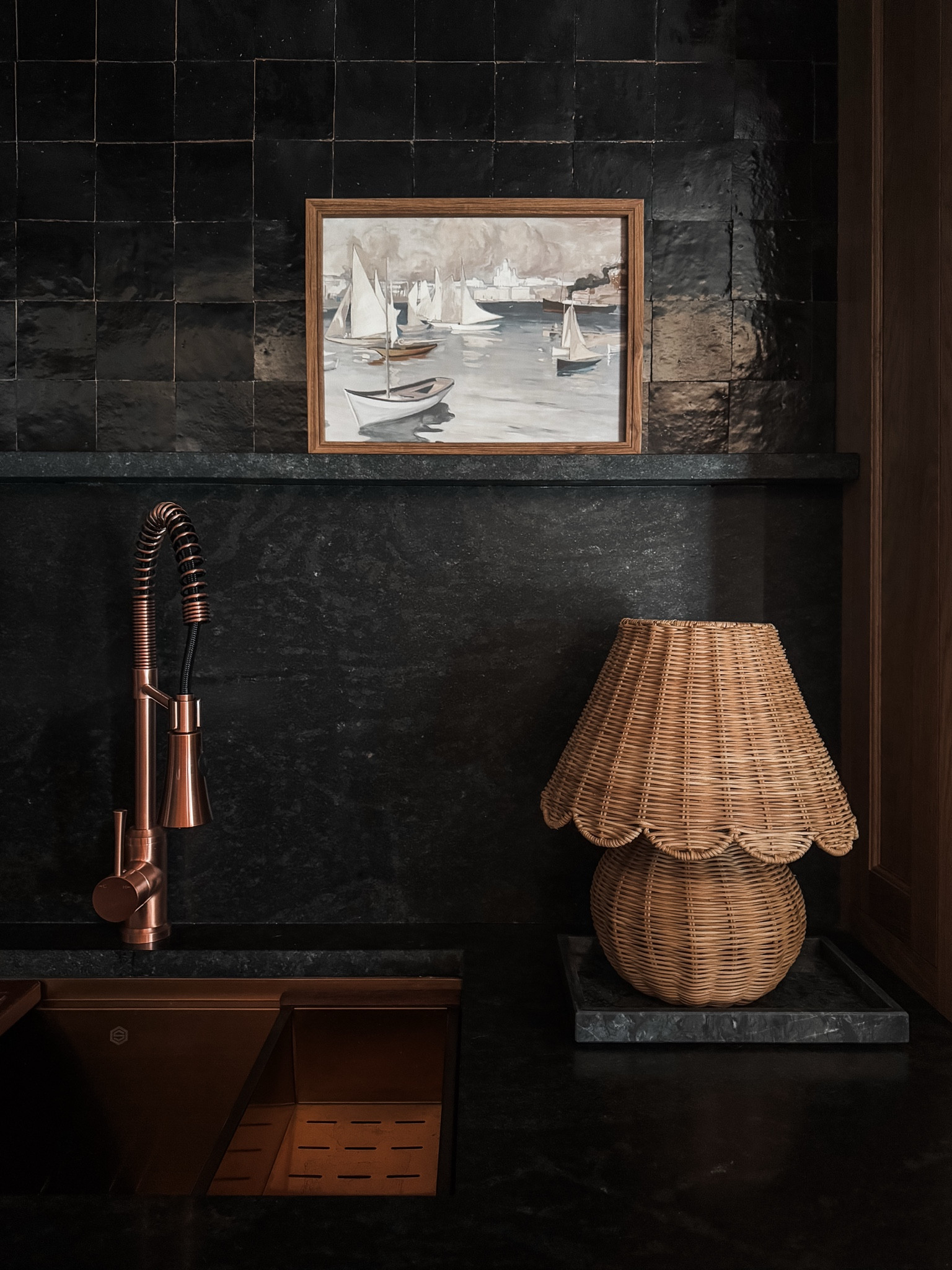 Our bar is looking so cute with this new rattan lamp and artwork 

#studiomcgee #rattanlamp #artwork #budgetart #accentlamp 

#LTKStyleTip #LTKFindsUnder50 #LTKHome