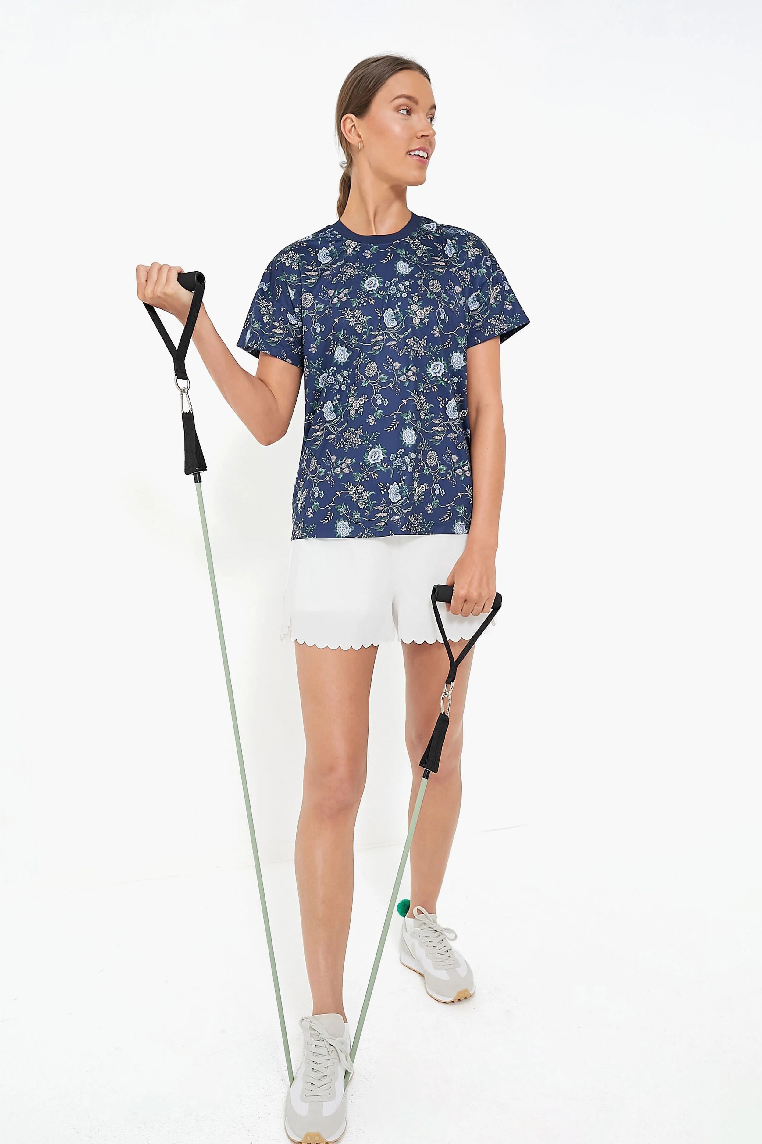 Navy Wildflower Ally Tee | Tuckernuck (US)