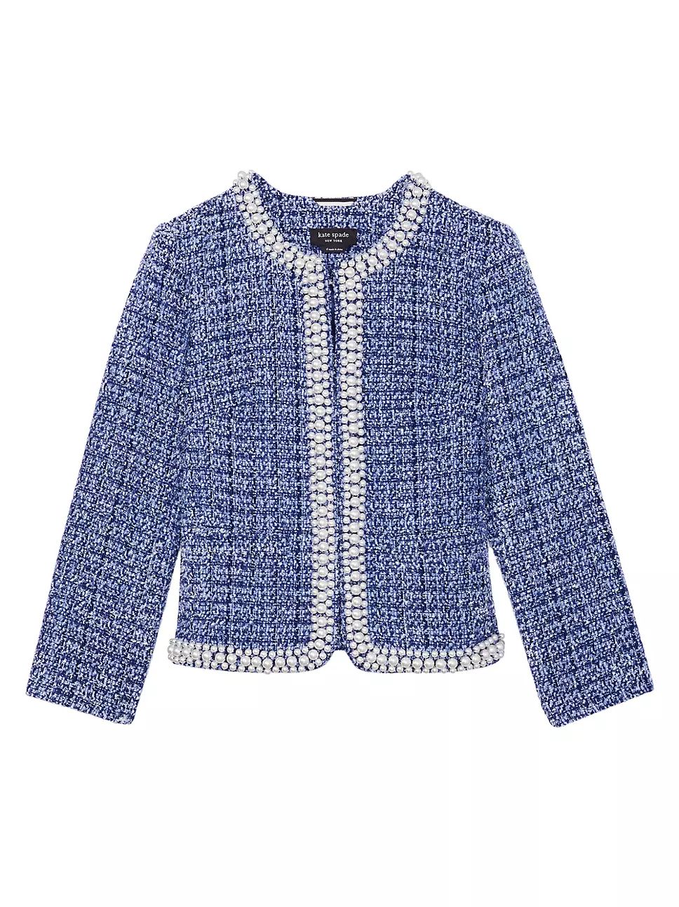 Gabrielle Embellished Metallic Tweed Jacket | Saks Fifth Avenue