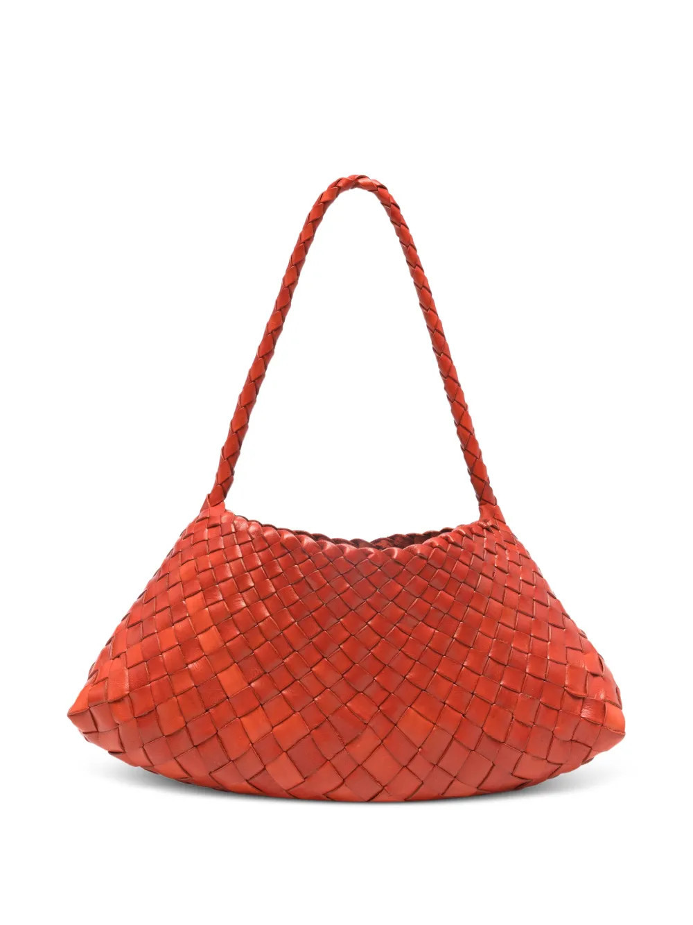 DRAGON DIFFUSION Rosanna woven braided tote bag - Orange | Farfetch Global