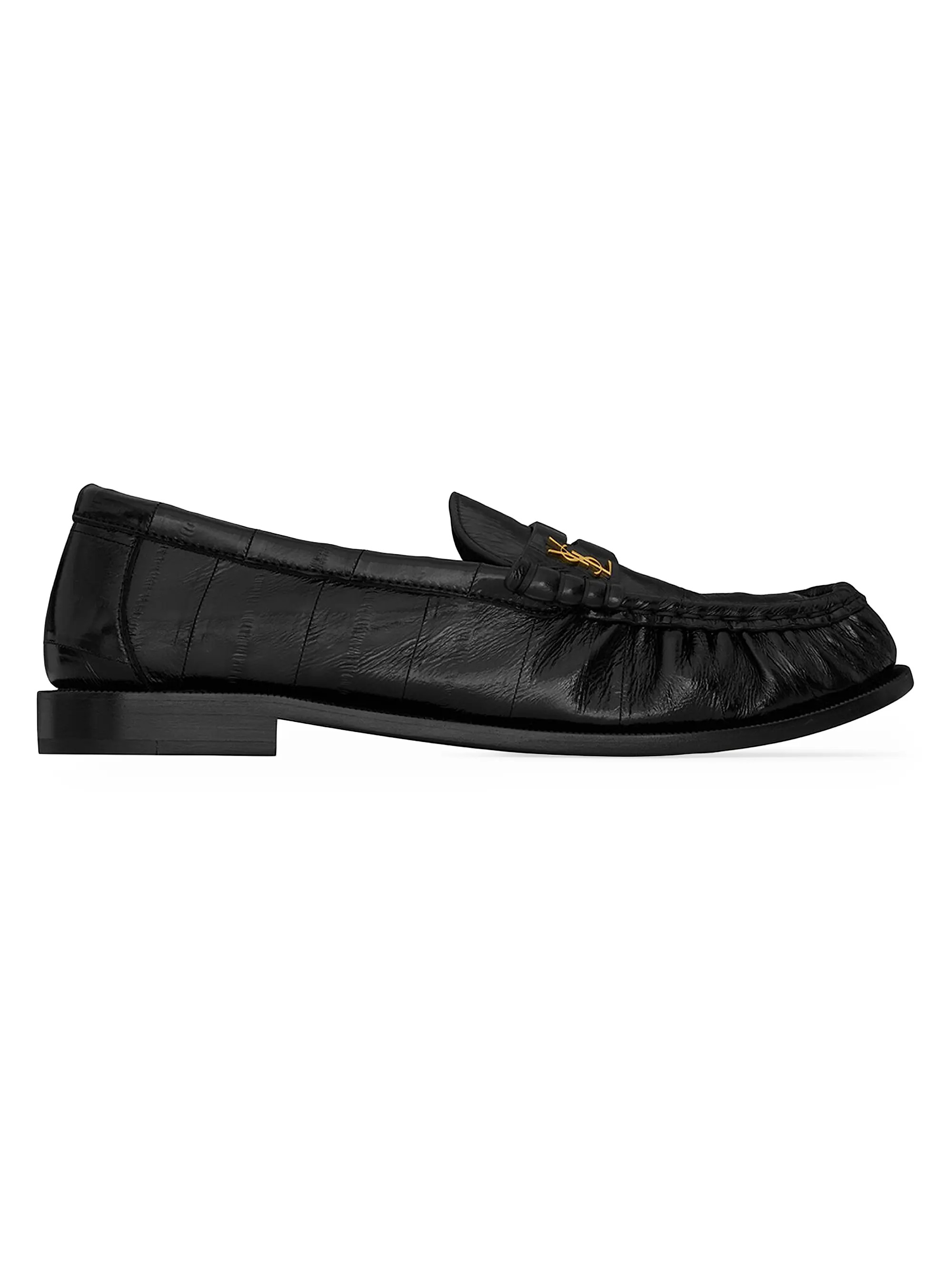Le Loafers Penny Slippers In Eel | Saks Fifth Avenue
