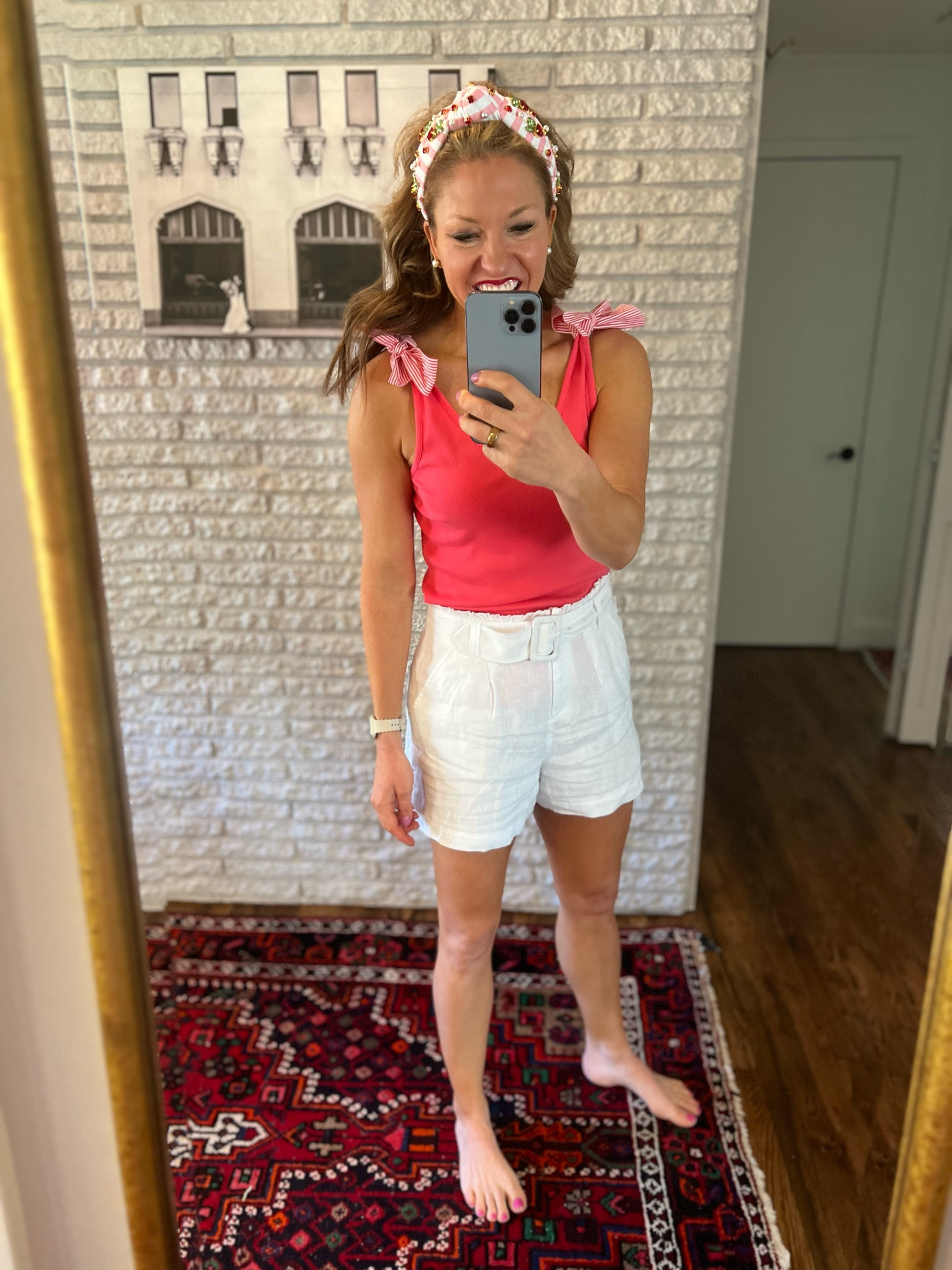 These shorts are so cute and a Steal! On clearance for $15!!! 