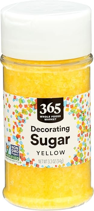 365 by Whole Foods Market, Yellow Decorating Sugar, 3.3 Ounce | Amazon (US)