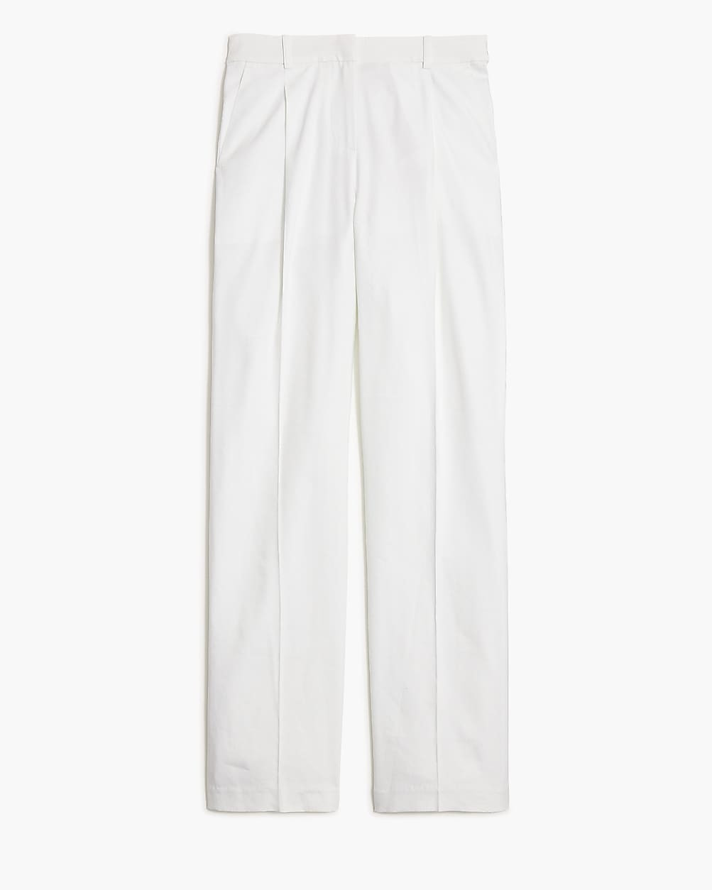 Linen-blend wide-leg pleated trouser pant | J.Crew Factory