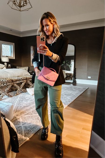 This is one of my favorite go to looks! This is a perfect outfit for the cool spring weather and this Tory Burch purse gives just the right pop color for spring! The bodysuit is on sale now!

#LTKSeasonal #LTKsalealert #LTKstyletip