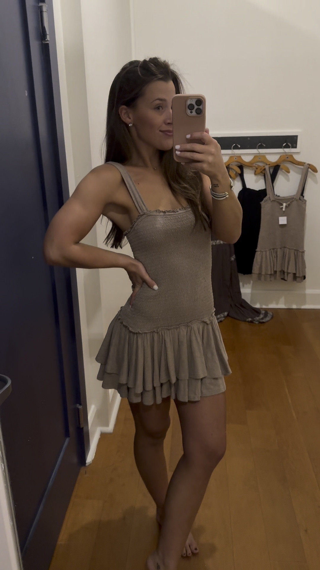 wearing size XS in all dresses 🫶🏻