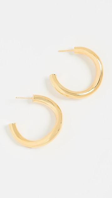 Bent Tube Hoop Earrings | Shopbop