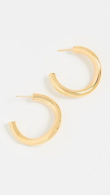 Bent Tube Hoop Earrings | Shopbop