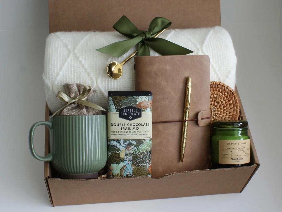 Cozy Hygge Gift Box, Self Care Gift Box, Mothers Day Gift Set for Her Mom, Miss You, Sending a Hu... | Etsy (US)