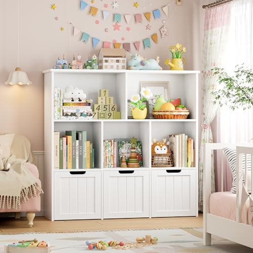 FOTOSOK Toy Storage Organizer with Movable Drawers, Toy Organizer for Kids | Amazon (US)