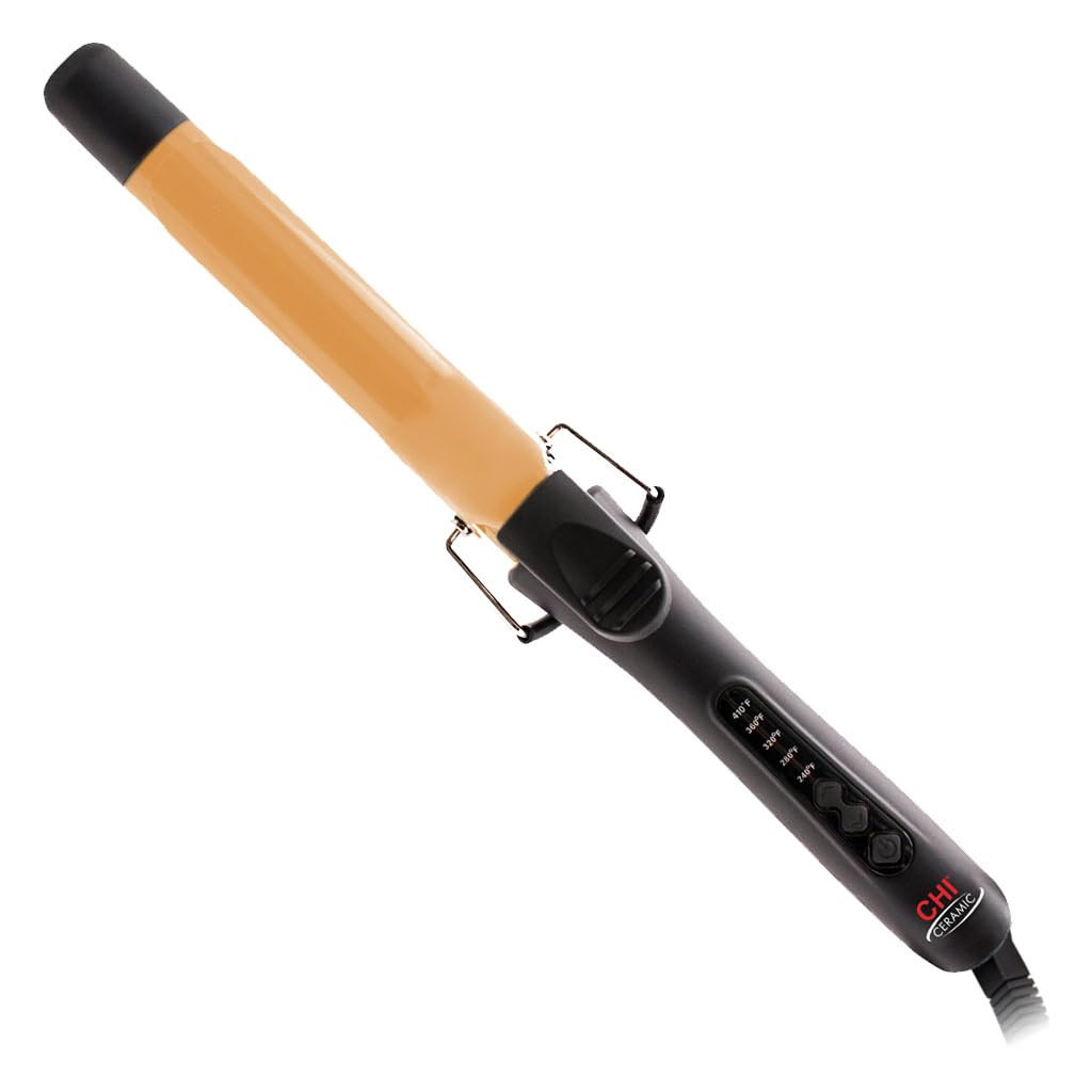 CHI Tourmaline Ceramic Curling Iron, Adjustable Temperature, Professional Tourmaline Hair Curler ... | Amazon (US)