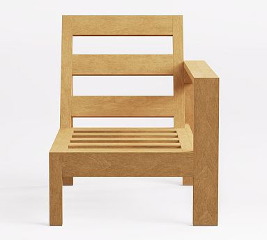 Build Your Own - Malibu Teak Outdoor Sectional Components | Pottery Barn (US)
