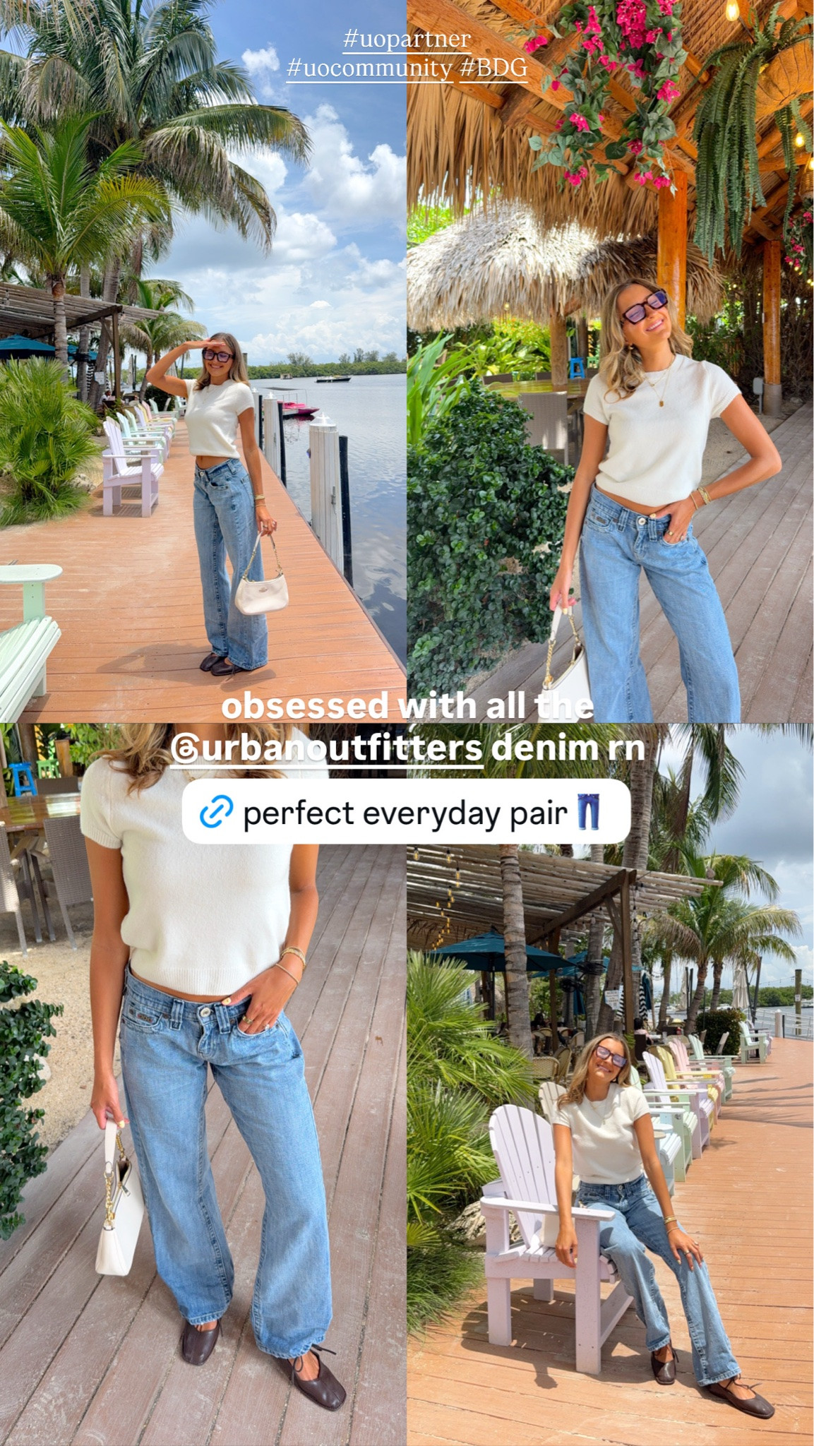 #uopartner so many cute new denim + tops from @urbanoutfitters - the best wardrobe staples for summer to fall transition outfits & back to school season 💕🛍️ wearing a 24/00 and XS. #uocommunity #BDG