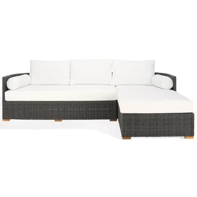 Maddie 100" Wicker Chaise Sectional | Wayfair North America
