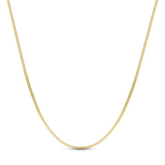 Box Chain Yellow Ion-Plated Stainless Steel 20" | Kay Jewelers