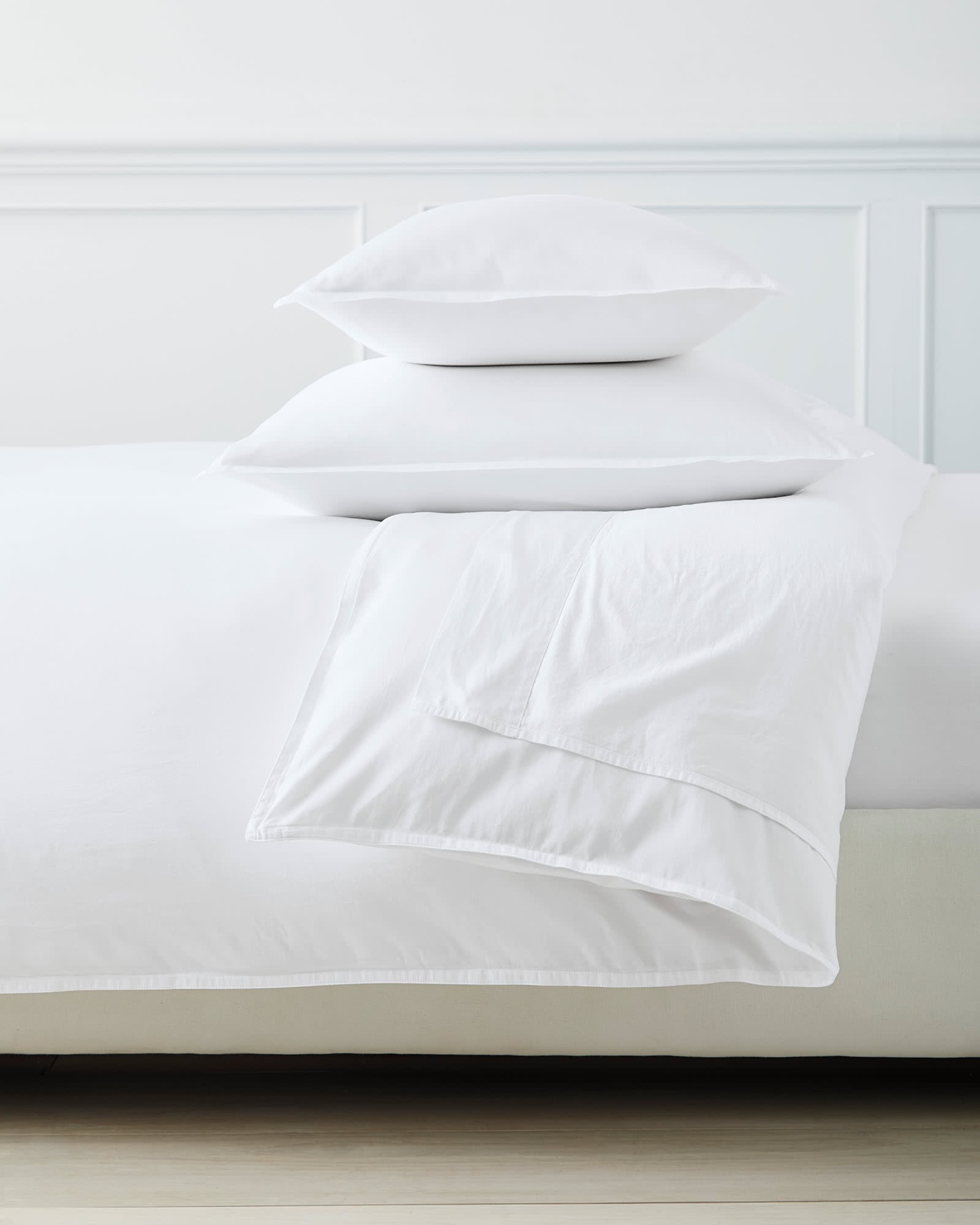Sorrento Washed Sateen Duvet Cover | Serena and Lily