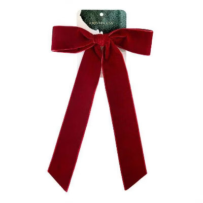 Kristin Ess Bow Slide - Burgundy | Target