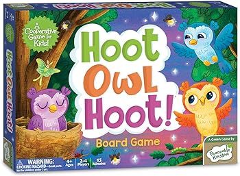 Peaceable Kingdom Hoot Owl Hoot Cooperative Color Matching Game for 2 to 4 Kids Ages 4+ | Amazon (US)