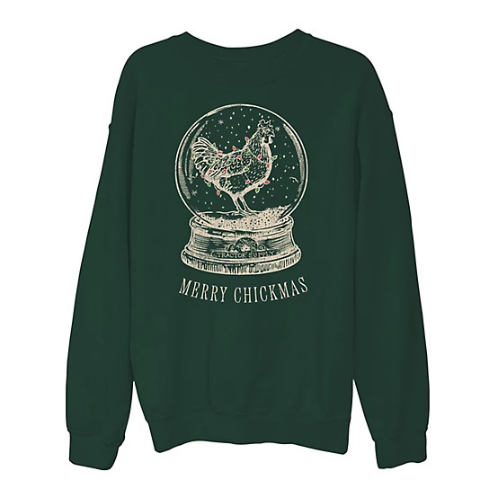 New!Goodie Two Sleeves  Women's Holiday Fleece Sweatshirt | Tractor Supply