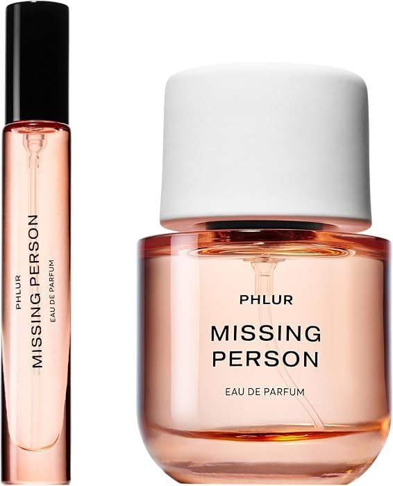 PHLUR Missing Person Perfume Duet, 50mL + 9.5mL - Soft Musk and Jasmine Eau de Parfum with Bergam... | Amazon (US)
