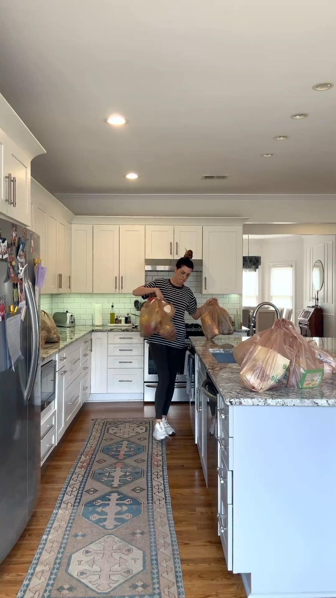 Recipe: 

Peri Peri Chicken and Quinoa Salad

Butterfly the chicken breast for easier grilling. Salt and pepper and put chicken in container, cover with marinade of choice, I used Peri Peri medium for some 🔥. Seal and put in fridge for a few hours up to over night. 

Bring 2.5 cups of broth, I use bone broth for extra protein and nutrients, to a boil and add 2 cups quinoa. Simmer for 5-8 min then turn off heat, cover and let sit for 20 min. 

Chop kale to liking, salt and massage with a paper towel to absorb any extra moisture. Mix in with cooled quinoa and top with lemon juice. 

Cook chicken to liking, we grilled, and enjoy together. Top quinoa kale salad with toasted almonds. The salad is also delicious topped with berries, dried cranberries, green onions, jalapeños, carrots or any other protein. 

Store in fridge for 4 days. 
