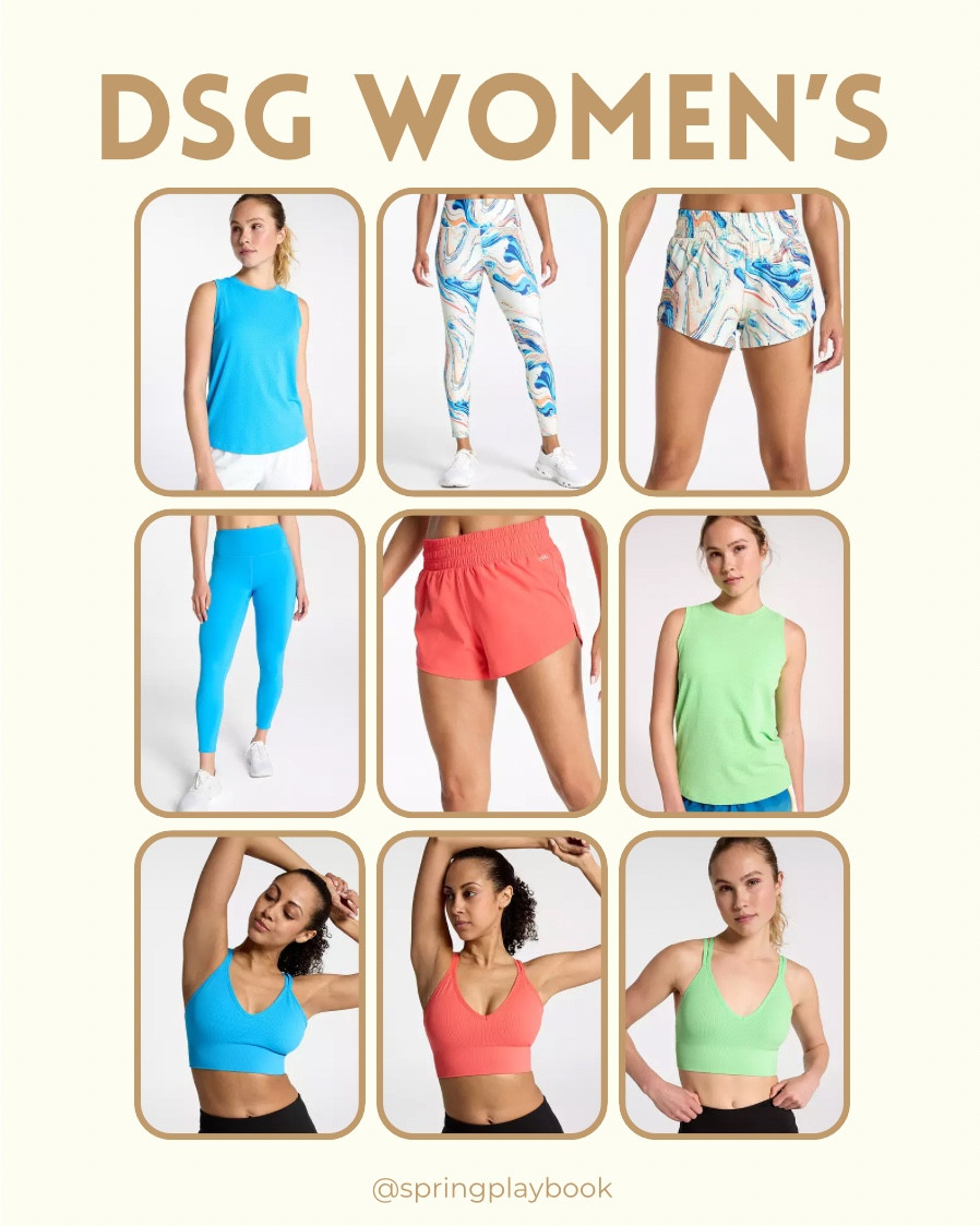 DSG Women’s items! The green falls between HOC Apple Green & Mint Green. Swipe to see the print up close. 

Dick’s only allows me to link 1 color. Select your item to see more colors  

#createdcolorful #createdcolorfulspring #hocspring #tcispring #pcaspring #lightspring #warmspring #truespring #brightspring #clearspring #paintboxspring #bluespring

#LTKFindsUnder50 #LTKActive #LTKSeasonal