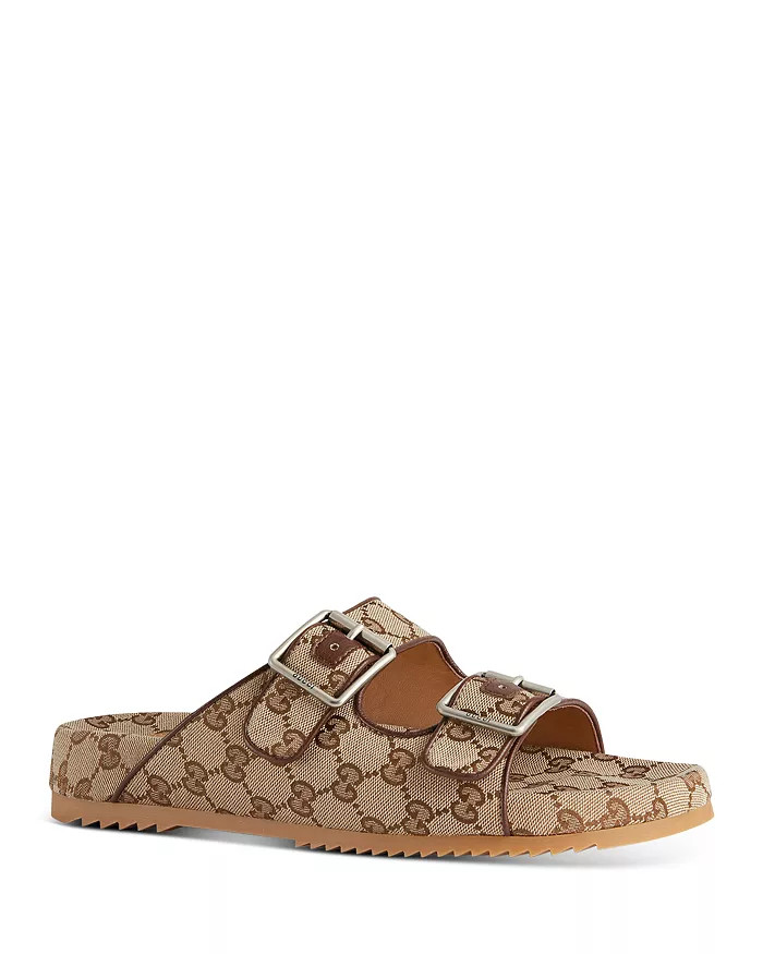 Men's Sideline GG Canvas Slide Sandals | Bloomingdale's (US)