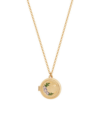 Fable England Nightshade Moon Gold Locket Chain Necklace | Nordstrom | Nordstrom