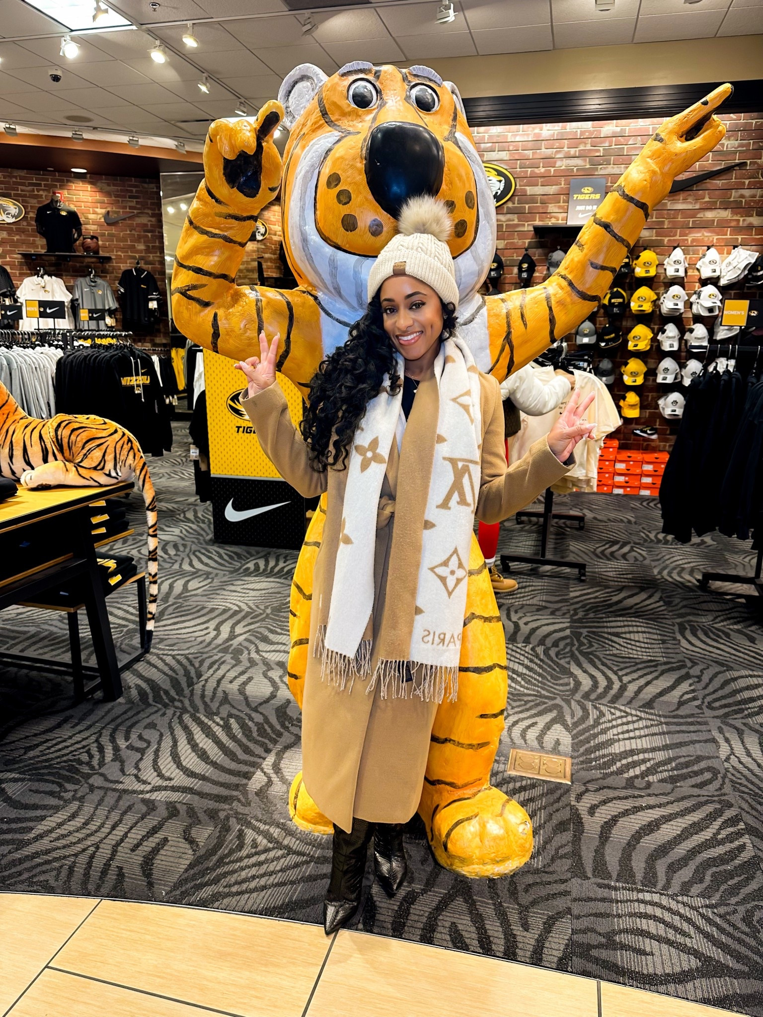 If was extremely cold in Columbia Missouri and this fleece hat kept my head perfectly warm!! 

#LTKootd #LTKstorytime