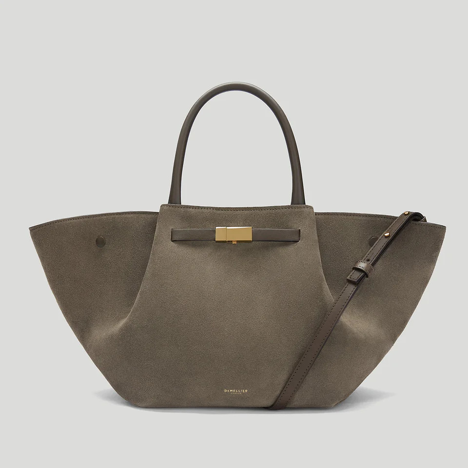 The Midi New York | Deep Olive Suede & Deep Olive Smooth | DeMellier | DeMellier