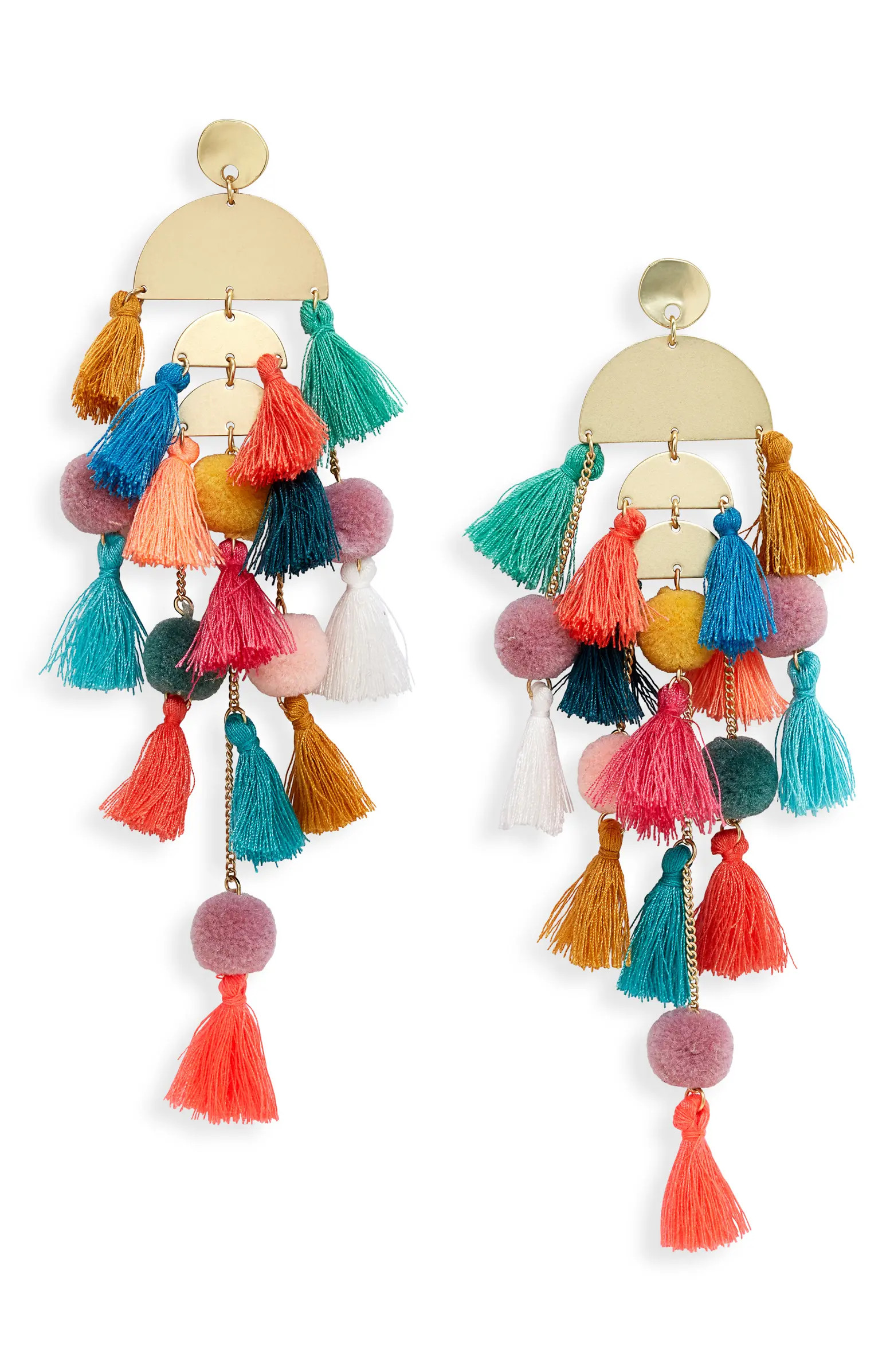 Stella + Ruby Calypso Tassel Drop Earrings | Nordstrom | Nordstrom