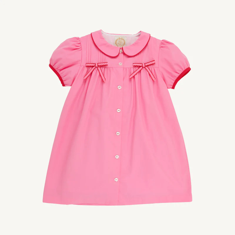Tabitha's Teacher's Pet Dress - Hamptons Hot Pink & Red | The Beaufort Bonnet Company