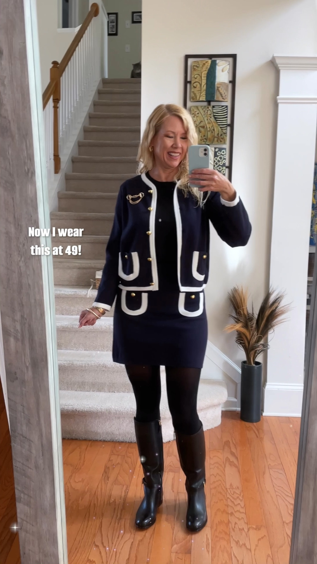 I got so many comments if I’m rich now when I posted this video! Ehm not really! 😆 
This cute set is from Walmart and very affordable but guess what: right now it got even cheaper! Skirt is $14.40 and the cardigan $15.60! Crazy! You can also just wear the cardigan with jeans! It’s giving Chanel vibes y’all! 🤩

FYR: I’m 5’7”, wearing size S (both skirt & cardigan). I usually wear size M but I find Free Assembly runs large! 

#LTKOver40 #LTKootd #LTKgrwm