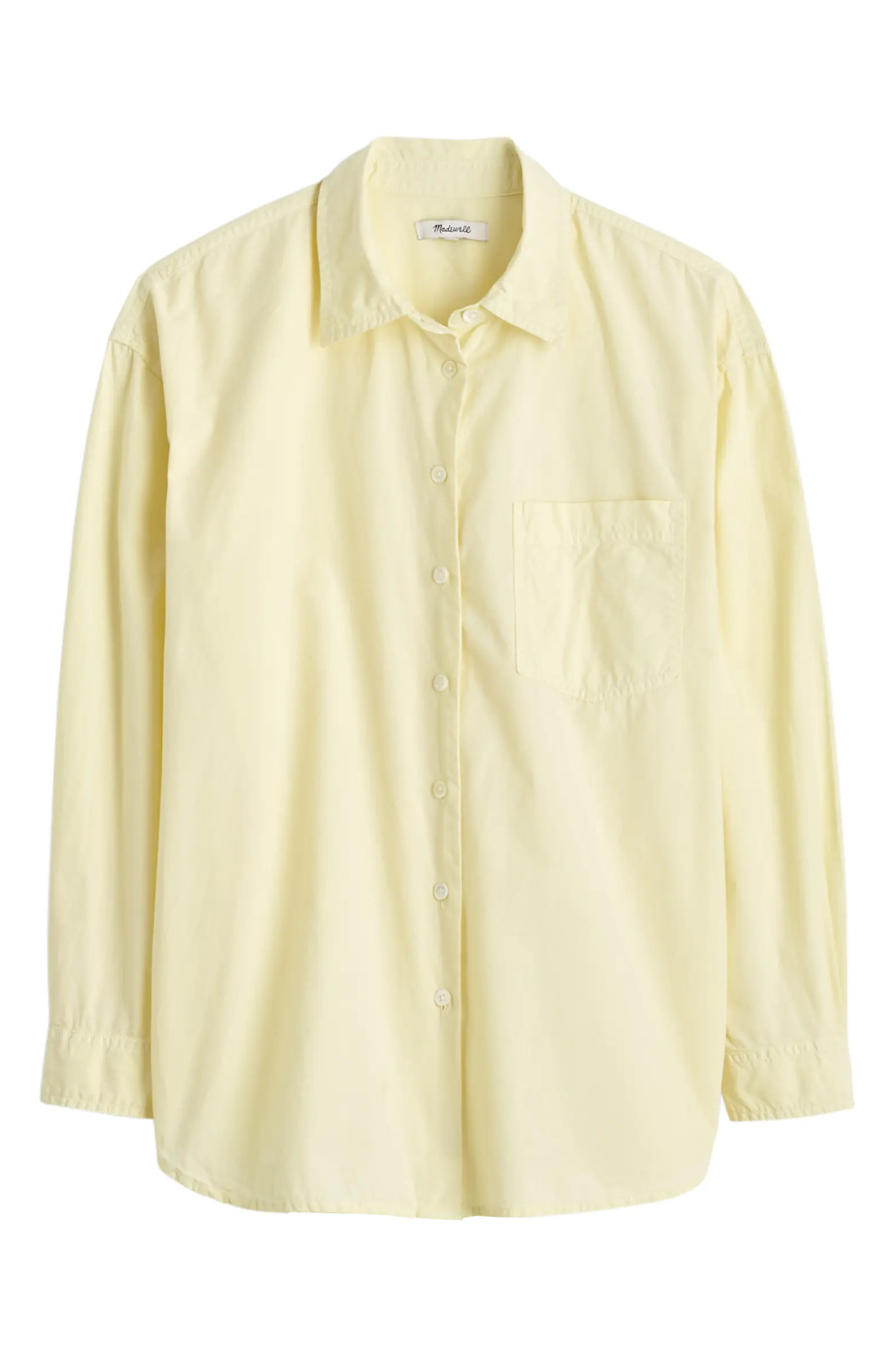 The Easy Poplin Button-Up Shirt | Nordstrom