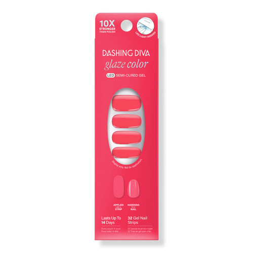 Dashing Diva Glaze Color Semi-Cured Gel Nail Strips | Ulta