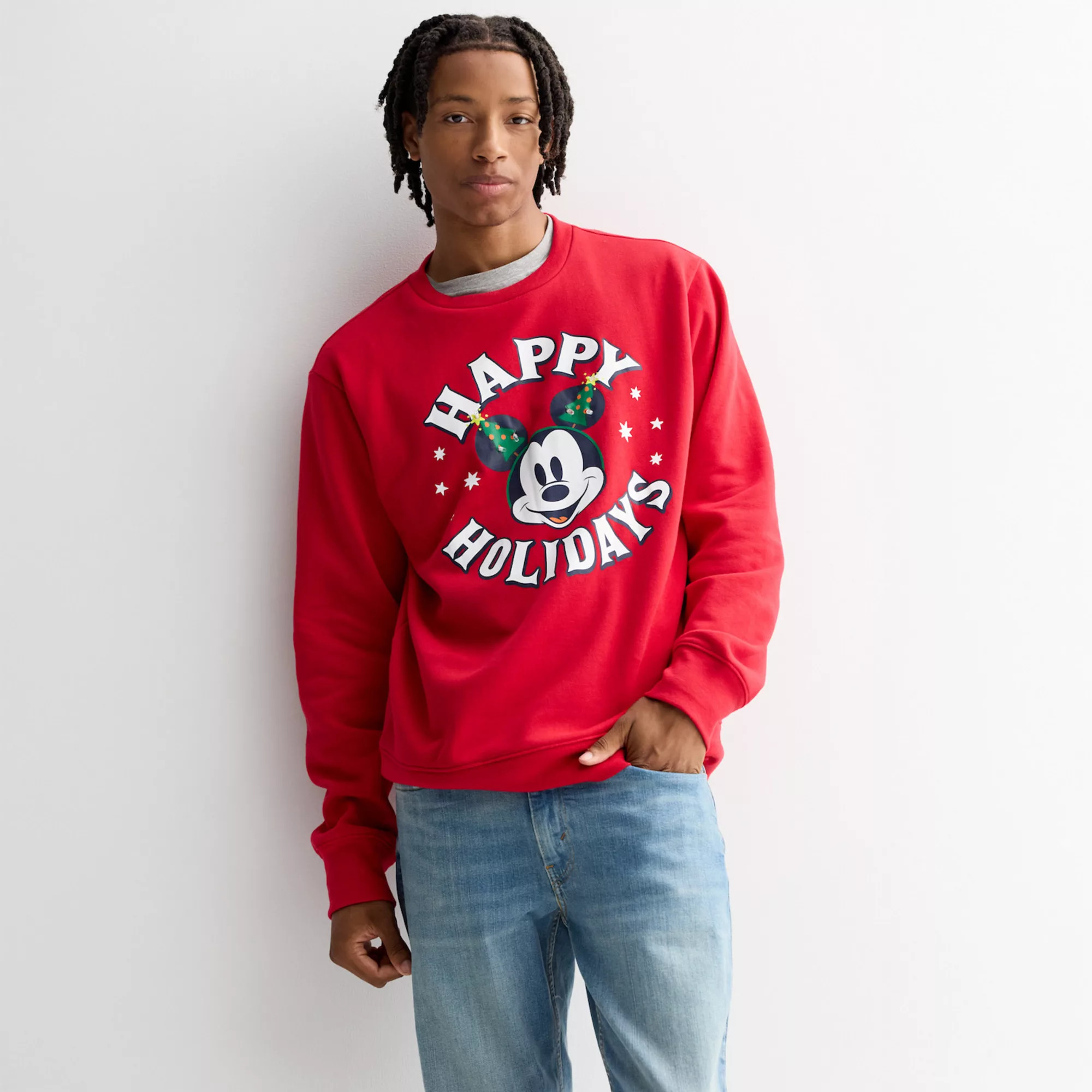 Men's Disney's Mickey Mouse Light Up Fleece Sweatshirt | Kohl's