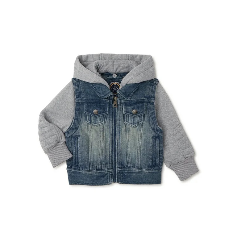 Urban Republic Baby & Toddler Boys Cotton Denim Jacket, Sizes 3M-4T | Walmart (US)