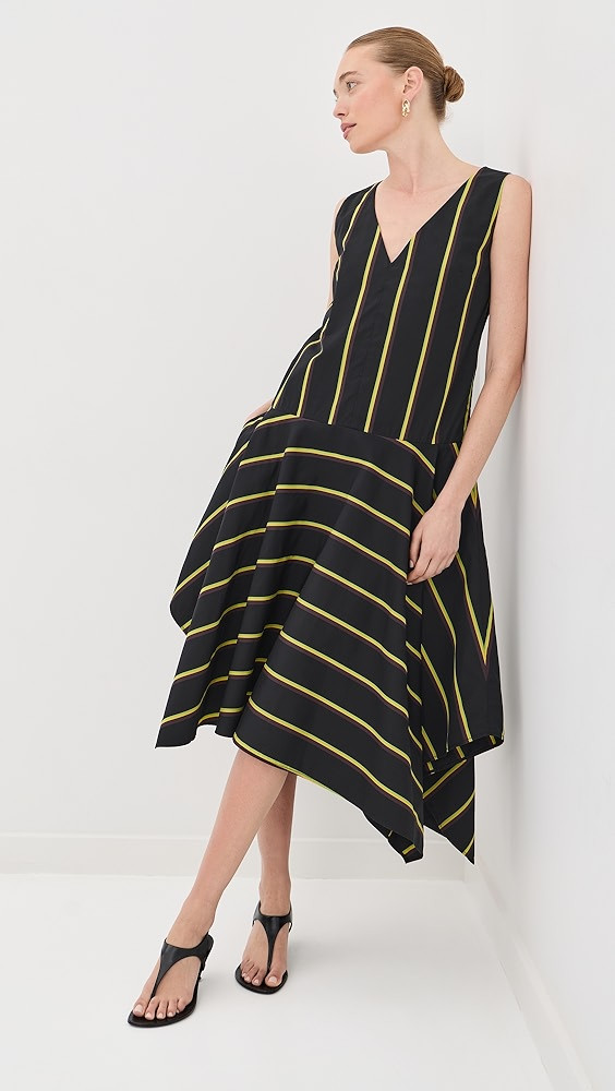 Beatriz Dress in Cotton Silk Shirting | Shopbop