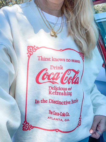 My new summer sweatshirt! I’m a coca cola fan, so this one is perfect. Wearing a xl



#LTKFindsUnder50 #LTKOver40 #LTKU