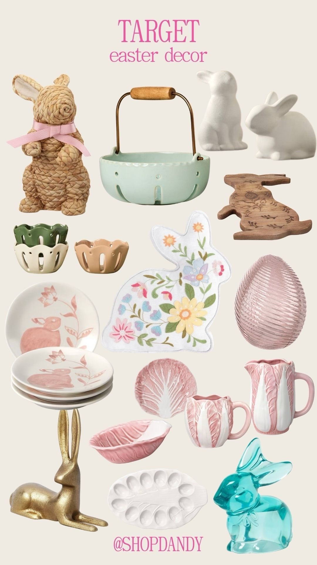 The cutest Easter decor and serve ware at Target! 

#LTKHome #LTKSeasonal