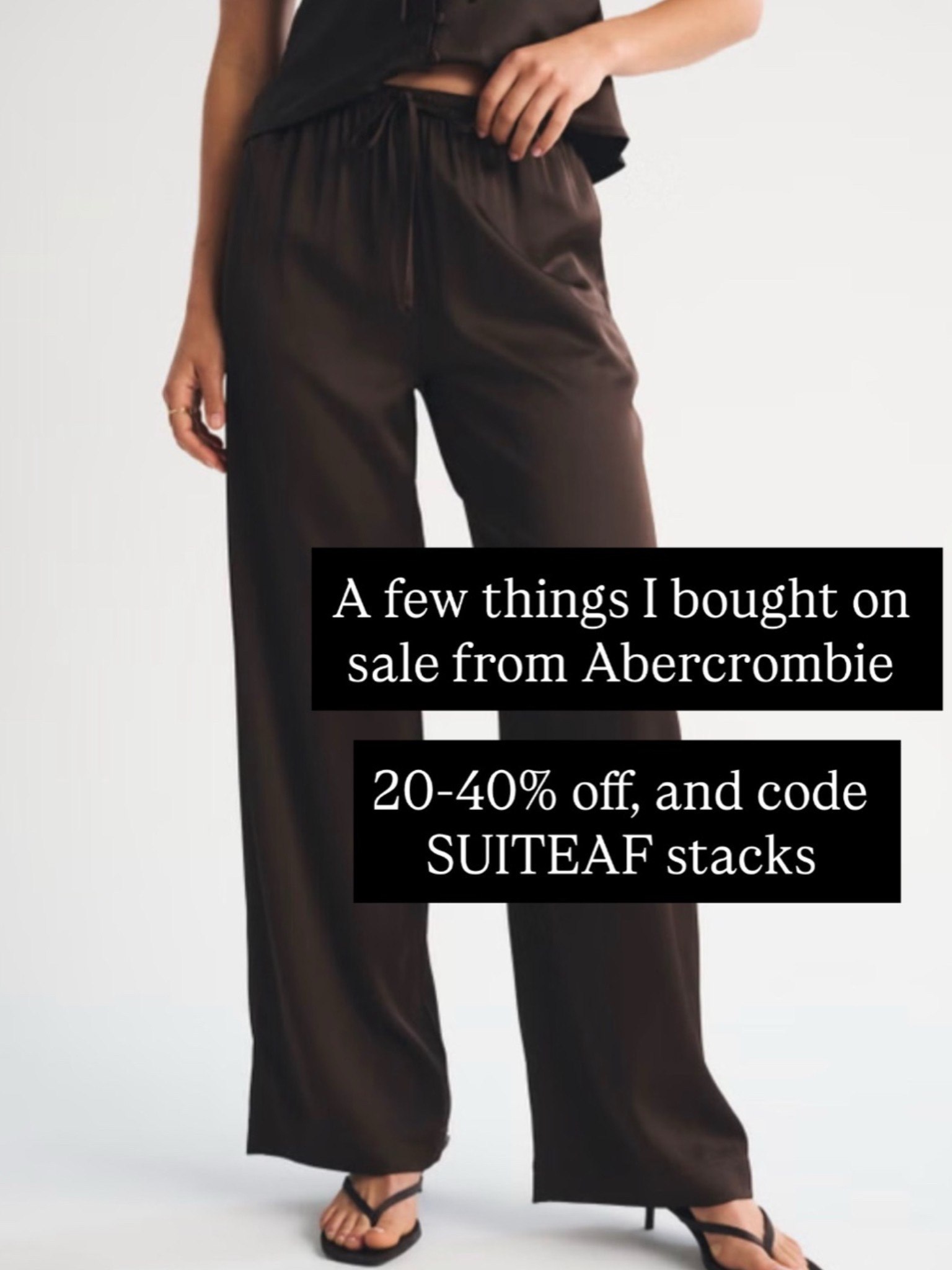 @abercrombie Labor Day sale is good! These are some favorites I own and things I also bought on sale this weekend

#LTKSaleAlert #LTKOver40 #LTKWorkwear