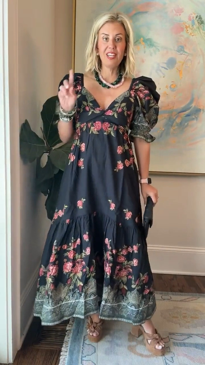 Oh my fabulousness!! Cleobella has done it again…this is gorgeous! I’m in xs dress & 8 heels tts. 

Codes:
Cleobella - CBMIX15
Gigi New York - Catherine15
Allie + Bess - Catherine20

#LTKSeasonal #LTKOver40 #LTKPetite